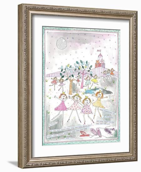 The Twelve Dancing Princesses-Effie Zafiropoulou-Framed Giclee Print