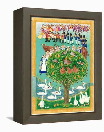 The Twelve Days of Christmas, 1997-Linda Benton-Framed Premier Image Canvas