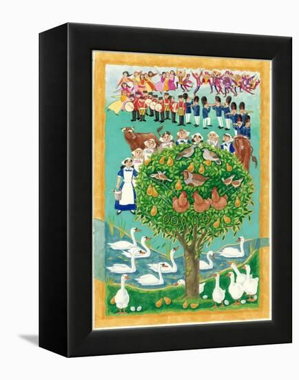 The Twelve Days of Christmas, 1997-Linda Benton-Framed Premier Image Canvas