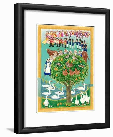 The Twelve Days of Christmas, 1997-Linda Benton-Framed Giclee Print