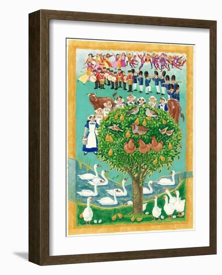 The Twelve Days of Christmas, 1997-Linda Benton-Framed Giclee Print