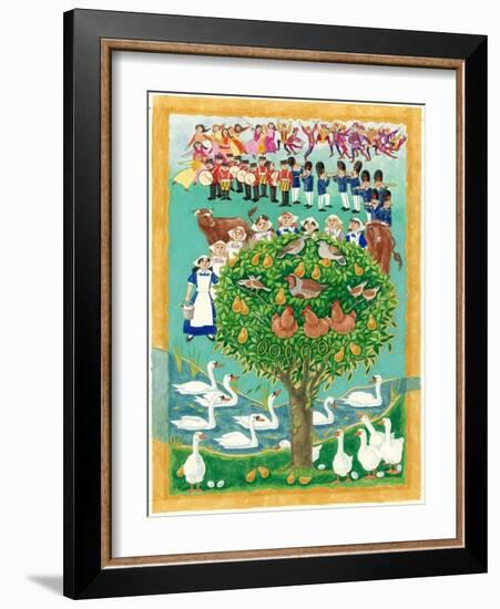 The Twelve Days of Christmas, 1997-Linda Benton-Framed Giclee Print