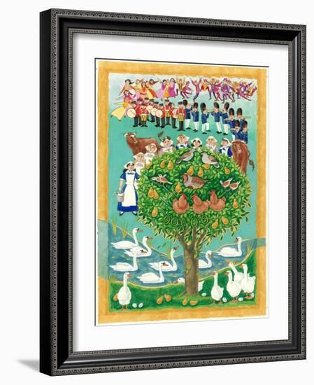 The Twelve Days of Christmas, 1997-Linda Benton-Framed Giclee Print