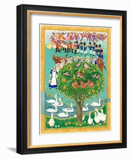 The Twelve Days of Christmas, 1997-Linda Benton-Framed Giclee Print