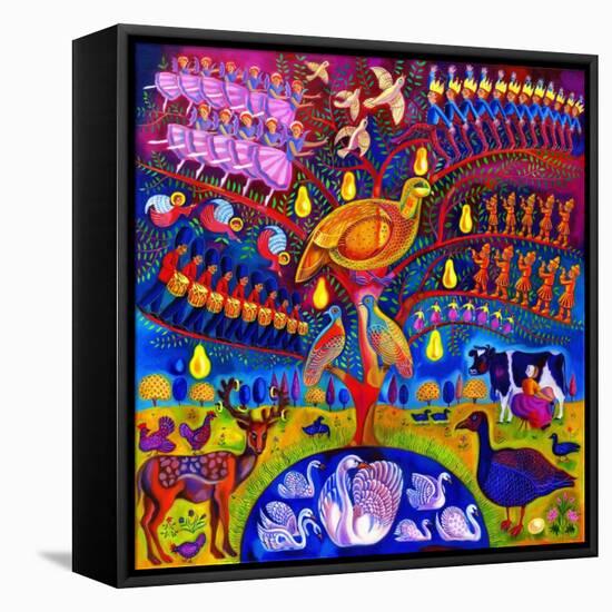 The Twelve Days of Christmas, 2010-Jane Tattersfield-Framed Premier Image Canvas