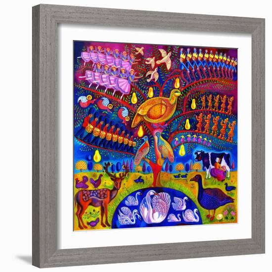 The Twelve Days of Christmas, 2010-Jane Tattersfield-Framed Giclee Print