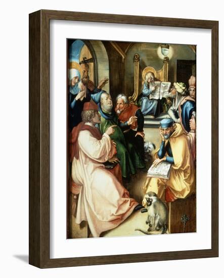 The Twelve Year Old Jesus-Albrecht Dürer-Framed Giclee Print