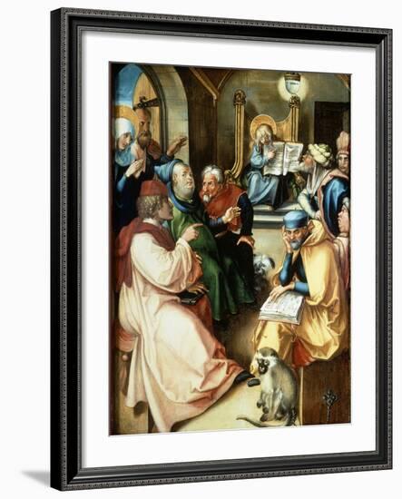 The Twelve Year Old Jesus-Albrecht Dürer-Framed Giclee Print