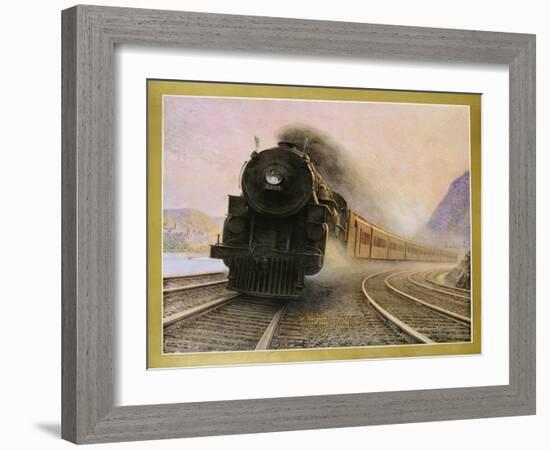 The Twentieth Century Limited of the New York Central Lines Poster-W.H. Foster-Framed Giclee Print