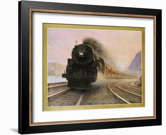 The Twentieth Century Limited of the New York Central Lines Poster-W.H. Foster-Framed Giclee Print