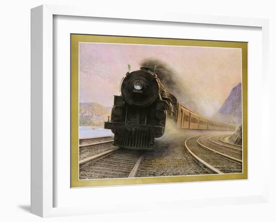 The Twentieth Century Limited of the New York Central Lines Poster-W.H. Foster-Framed Giclee Print