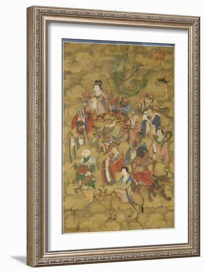 The Twenty-Eight Mansions of the Celestial Deities-null-Framed Giclee Print