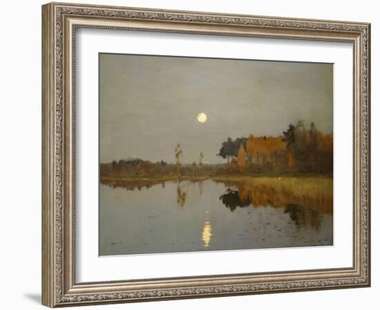 The Twilight Moon. 1899-Isaak Iljitsch Lewitan-Framed Giclee Print