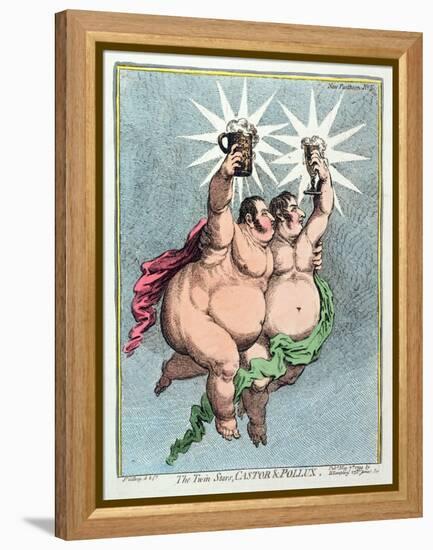 The Twin Stars, Castor and Pollux, Published by Hannah Humphrey in 1799-James Gillray-Framed Premier Image Canvas