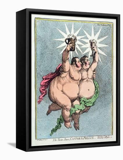 The Twin Stars, Castor and Pollux, Published by Hannah Humphrey in 1799-James Gillray-Framed Premier Image Canvas