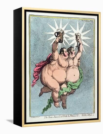 The Twin Stars, Castor and Pollux, Published by Hannah Humphrey in 1799-James Gillray-Framed Premier Image Canvas