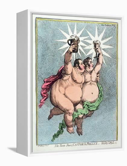 The Twin Stars, Castor and Pollux, Published by Hannah Humphrey in 1799-James Gillray-Framed Premier Image Canvas