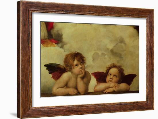 The Two Angels-Raphael-Framed Giclee Print