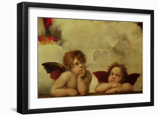 The Two Angels-Raphael-Framed Giclee Print