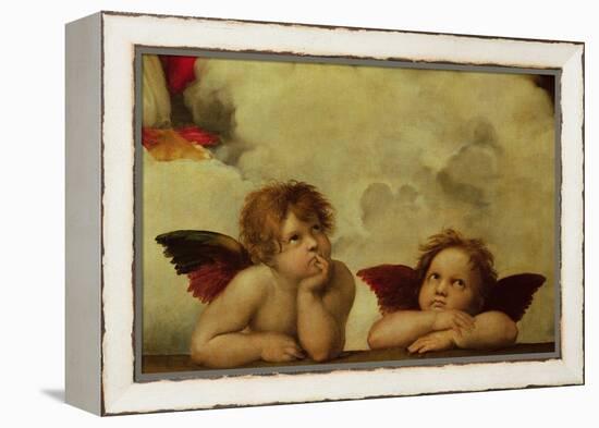The Two Angels-Raphael-Framed Premier Image Canvas