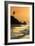 The Two Brothers Rock Formations and Praia Do Bode Beach at Sunset-Alex Saberi-Framed Photographic Print