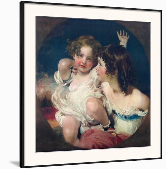 The Two Calmady-Children-Thomas Lawrence-Framed Art Print
