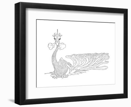 The Two Dragons-Charles Robinson-Framed Premium Giclee Print