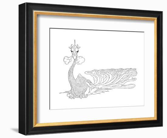 The Two Dragons-Charles Robinson-Framed Premium Giclee Print
