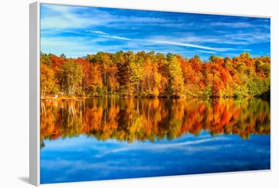 The Two Faces of Fall-Philippe Sainte-Laudy-Framed Premier Image Canvas