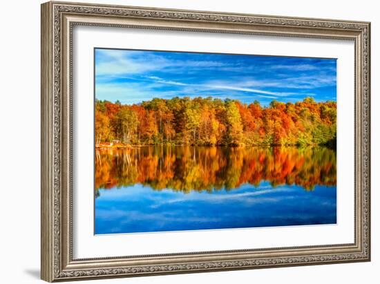 The Two Faces of Fall-Philippe Sainte-Laudy-Framed Photographic Print
