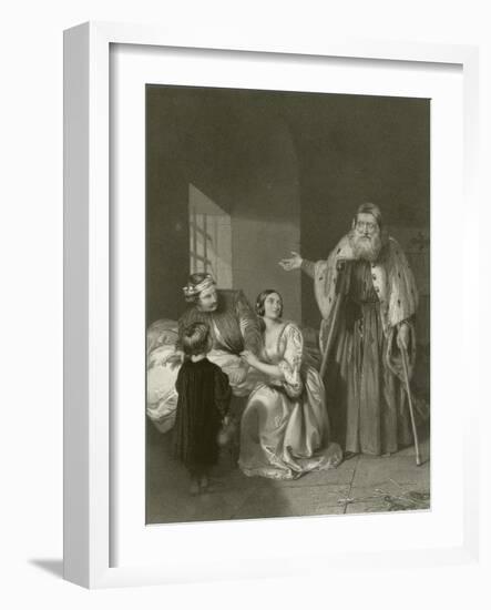 The Two Foscari-John Rogers Herbert-Framed Giclee Print