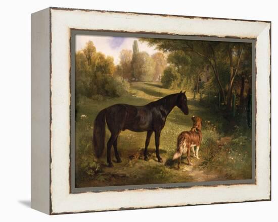 The Two Friends-Adam Benno-Framed Premier Image Canvas