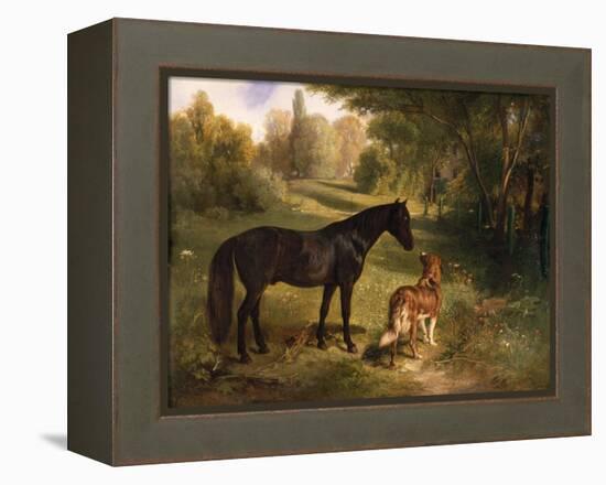 The Two Friends-Adam Benno-Framed Premier Image Canvas