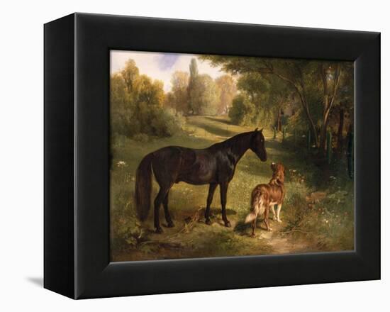 The Two Friends-Adam Benno-Framed Premier Image Canvas