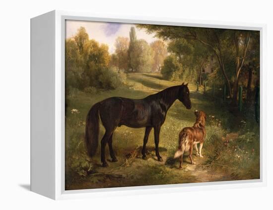 The Two Friends-Adam Benno-Framed Premier Image Canvas