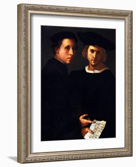 The Two Friends-Jacopo da Carucci Pontormo-Framed Giclee Print