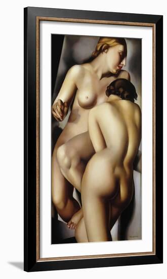 The Two Girlfriends-Tamara de Lempicka-Framed Giclee Print