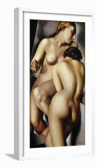 The Two Girlfriends-Tamara de Lempicka-Framed Giclee Print