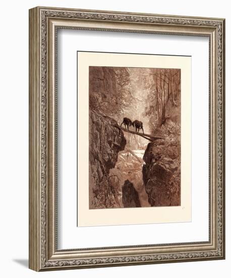 The Two Goats-Gustave Dore-Framed Giclee Print