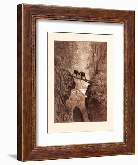 The Two Goats-Gustave Dore-Framed Giclee Print