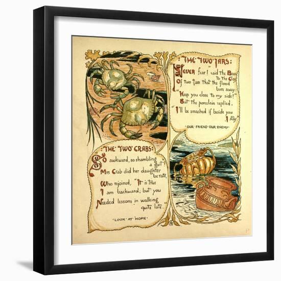 The Two Jars the Two Crabs-null-Framed Giclee Print