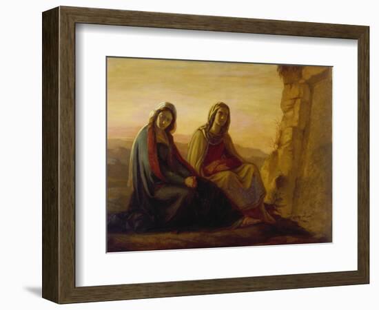 The Two Maries at Christ's Tomb, 1858-Philipp Veit-Framed Giclee Print