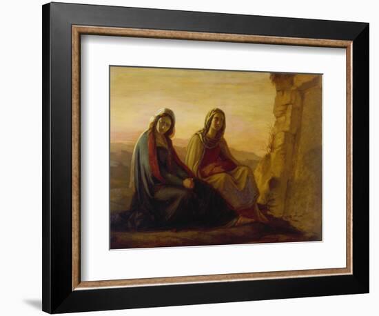 The Two Maries at Christ's Tomb, 1858-Philipp Veit-Framed Giclee Print