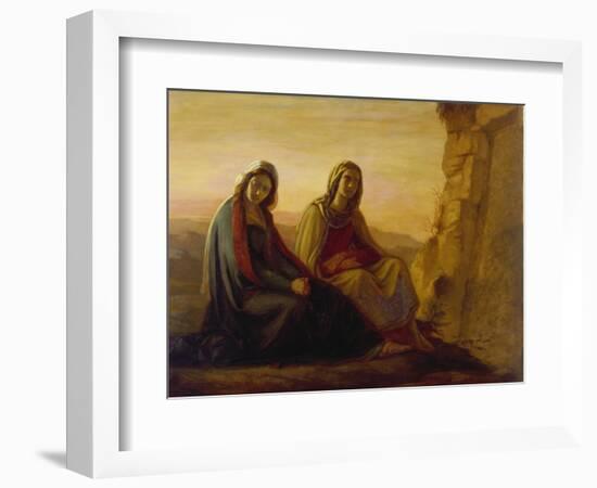 The Two Maries at Christ's Tomb, 1858-Philipp Veit-Framed Giclee Print