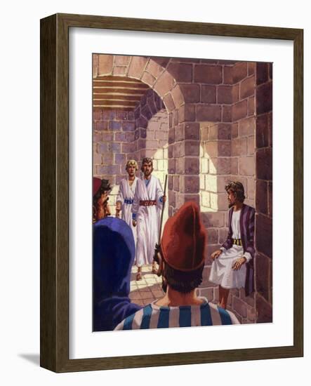 The Two Messengers from God Visiting Sodom-Pat Nicolle-Framed Giclee Print