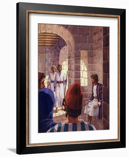 The Two Messengers from God Visiting Sodom-Pat Nicolle-Framed Giclee Print