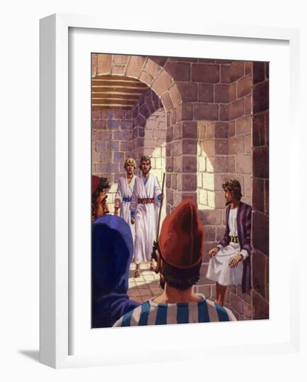 The Two Messengers from God Visiting Sodom-Pat Nicolle-Framed Giclee Print