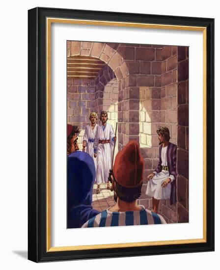 The Two Messengers from God Visiting Sodom-Pat Nicolle-Framed Giclee Print