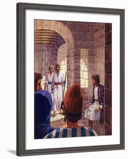 The Two Messengers from God Visiting Sodom-Pat Nicolle-Framed Giclee Print