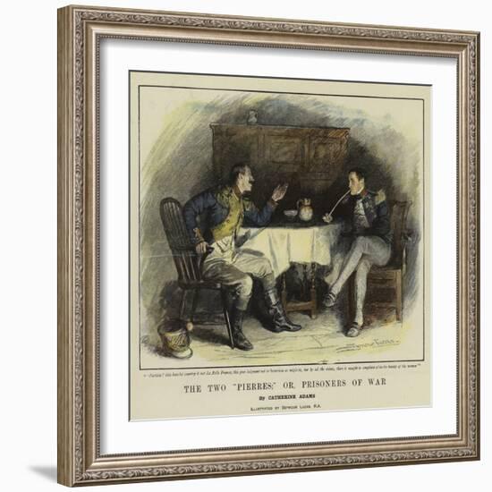 The Two Pierres; Or, Prisoners of War-John Seymour Lucas-Framed Giclee Print